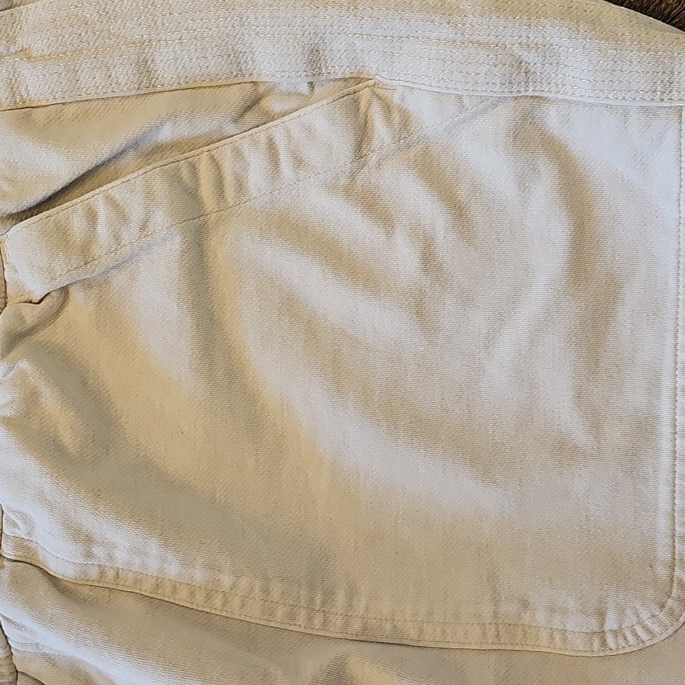 Athleta Cream Farallon Heathered Wide Crop - Picture 4 of 9
